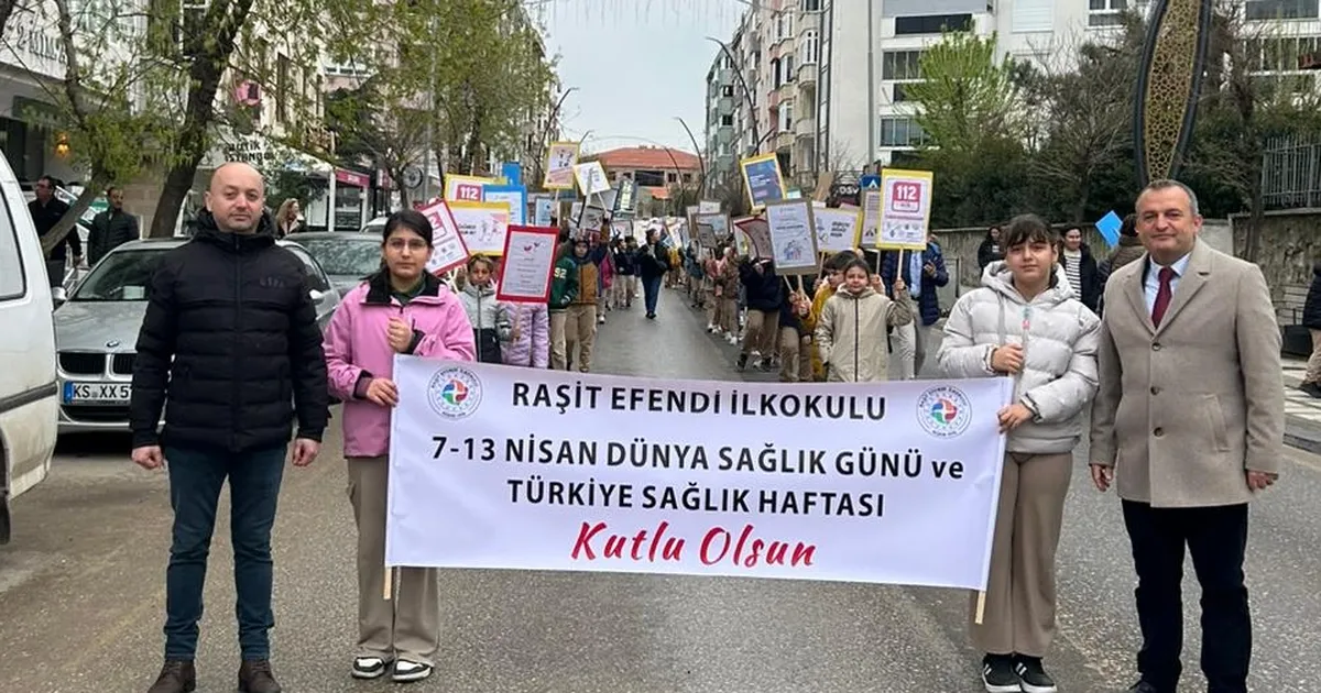 Edirne Keşan'da sokaklar sağlık için hareketlendi