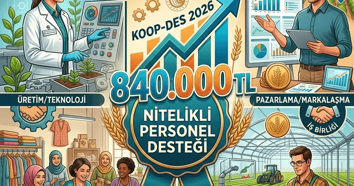 KOOP-DES'de nitelikli personel desteği yükseldi