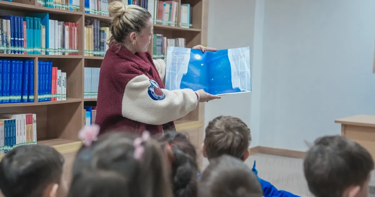 Ankara Keçiören'de minik öğrenciler kütüphane atmosferini yaşadı