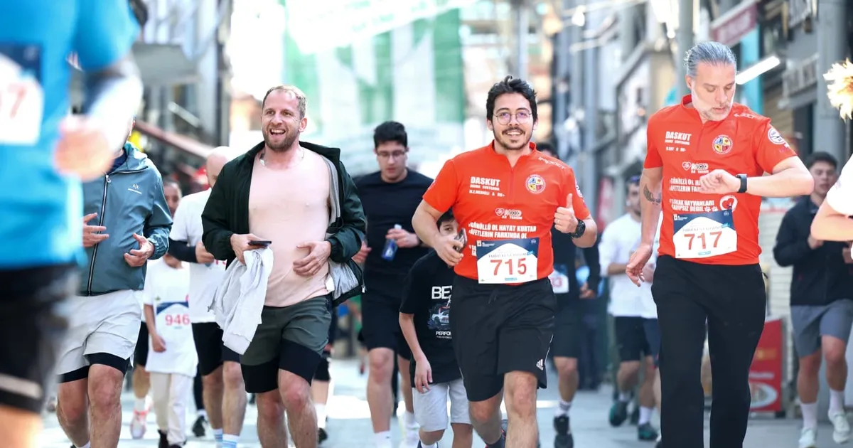 Bursa’nın kalbinde nefes kesen koşu
