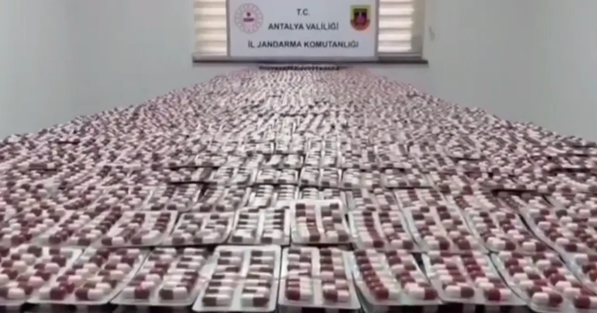 Antalya’da dev uyuşturucu operasyonu: 5 tutuklama