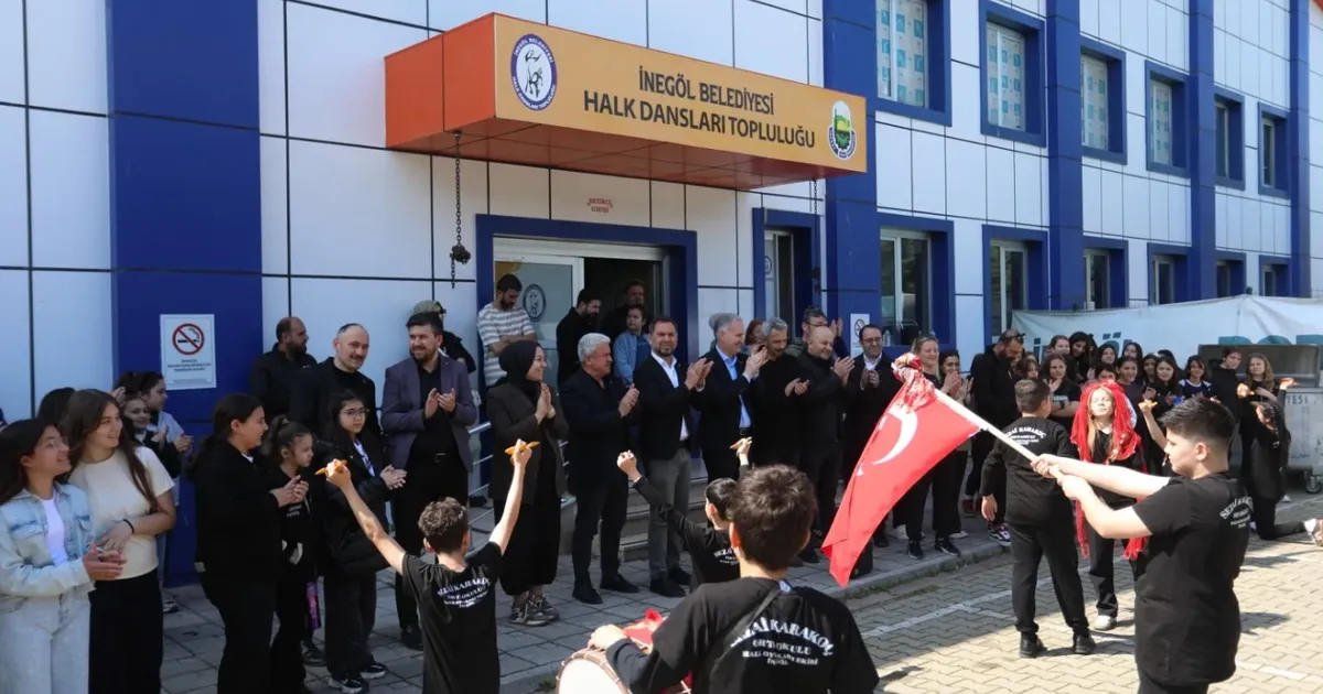 Bursa İnegöl'de Başkan Taban’dan Halk Dansları'na ziyaret