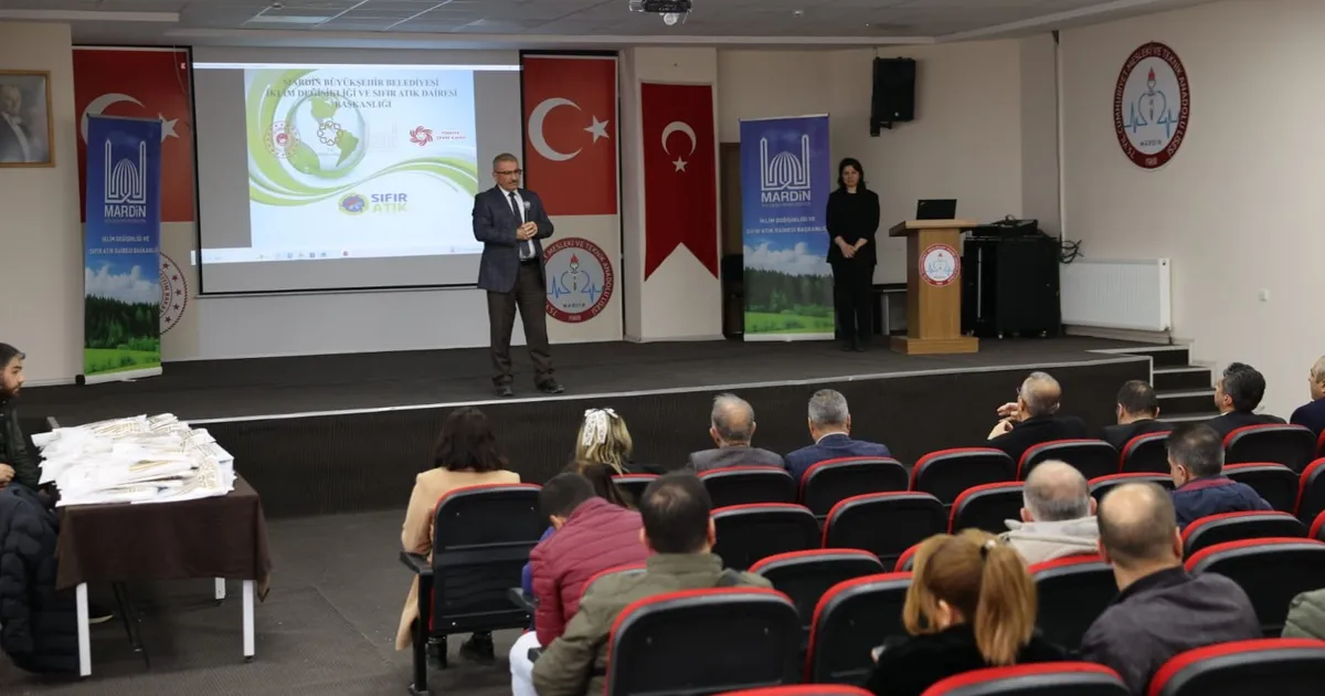 Mardin’de okullara sıfır atık ve çevre eğitimi