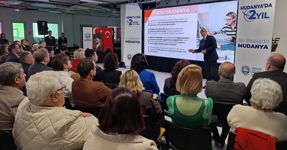 Mudanya'da Başkan Dalgıç'tan iki yıla kapsamlı sunum - Gündem Haberleri