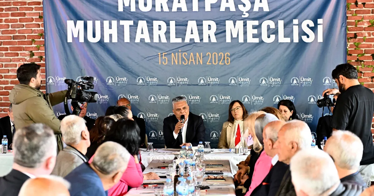 Antalya Muratpaşa'da muhtarlar toplandı - Gündem Haberleri