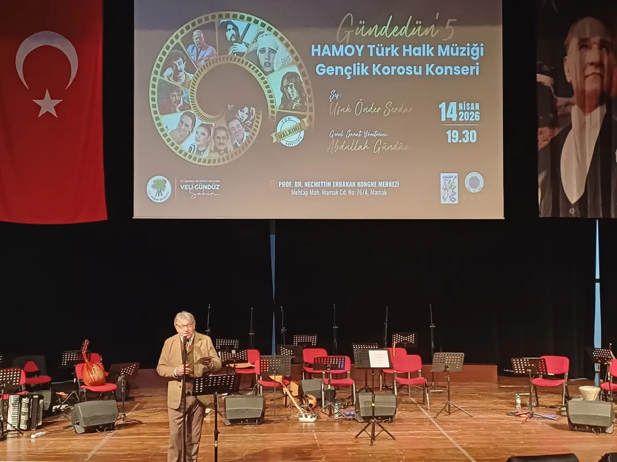 HAMOY Türk Halk Müziği Gençlik Korosu Gündedün'5 konseri coşkuyla gerçekleşti - Kültür-Sanat Haberleri
