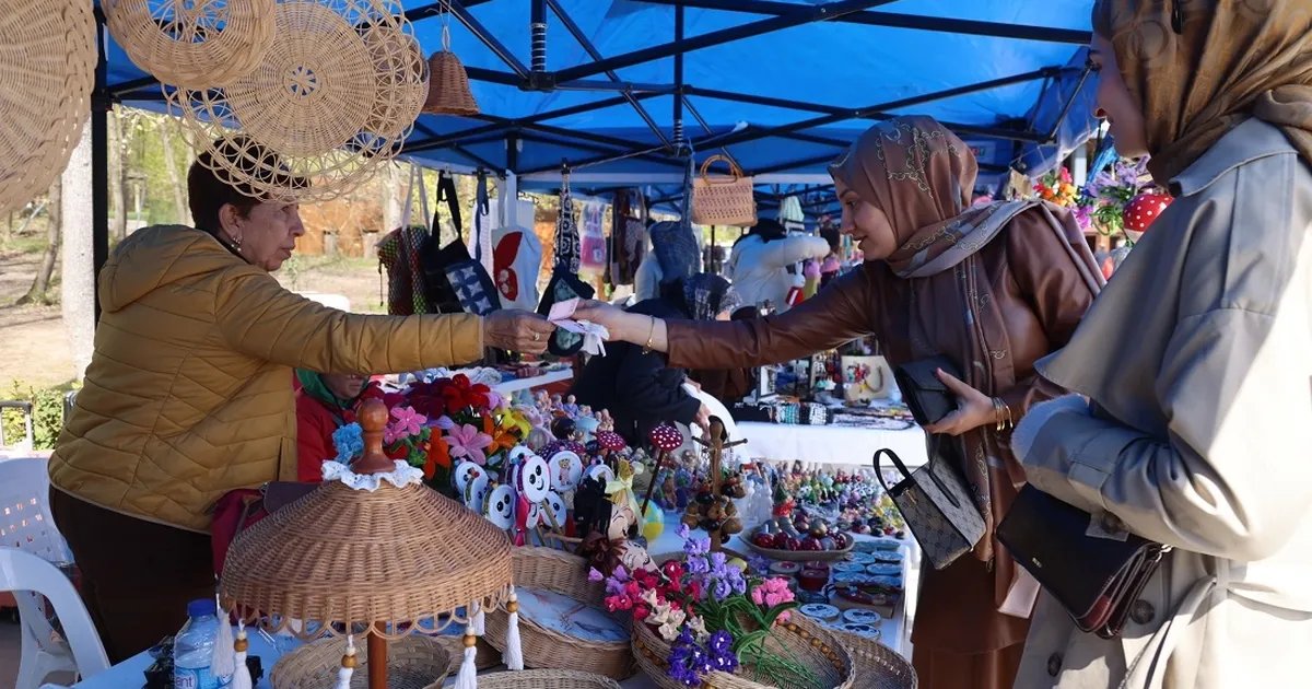Kadın emeği Ormanya’da ziyaretçilerle buluştu