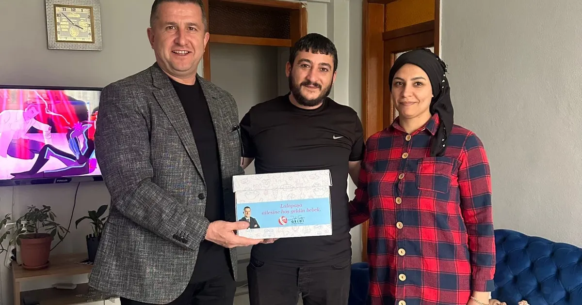 Lalapaşa’da bebek sevinci