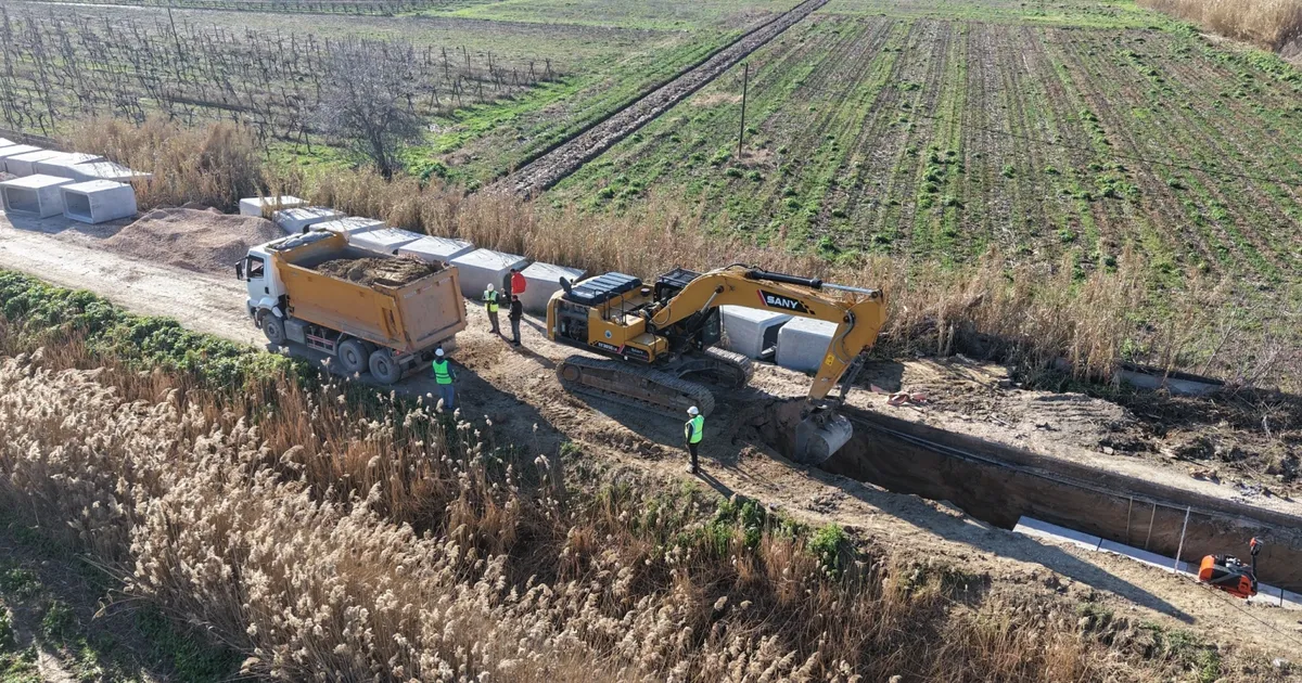 Manisa'da Akgedik TOKİ’de altyapı çilesi sona eriyor