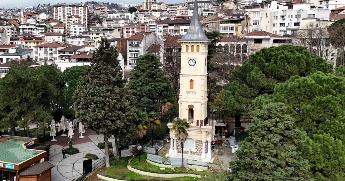 Kocaeli'de tarihi kuleye estetik dokunuş