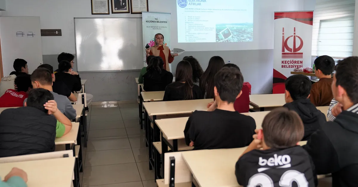 Ankara Keçiören’de öğrencilere çevre ve sıfır atık eğitimi