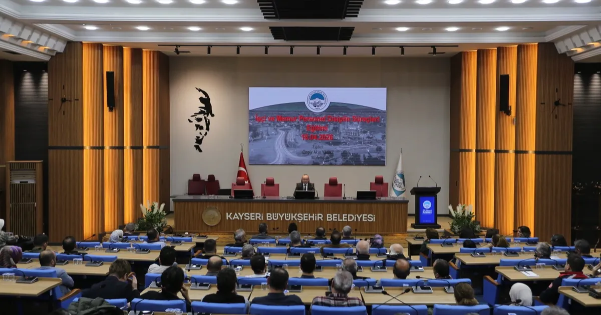 Kayseri Büyükşehir'den 'disiplin' semineri - Gündem Haberleri