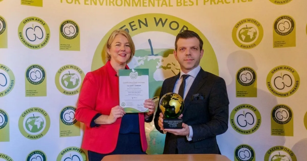 Sıfır Atık Projesi, Galler’de 'Yeşil Dünya Şampiyonu' seçildi