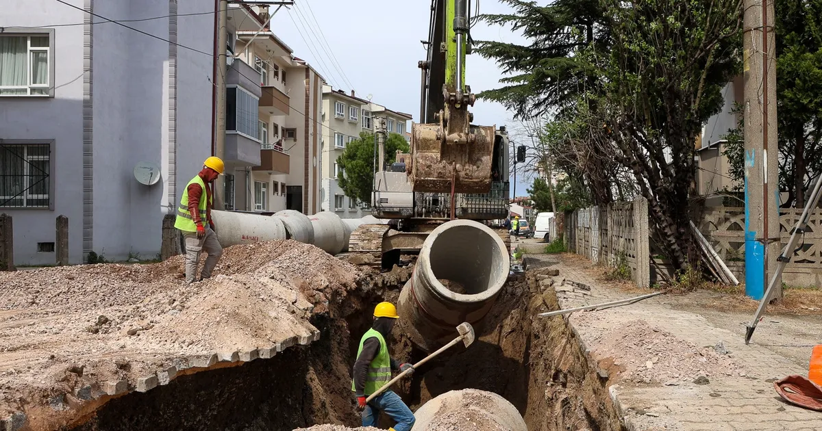 SASKİ’den yeni yağmur suyu hattı