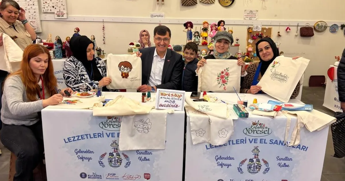 Kütahya'da Başkan Kahveci’den yöresel değerlere destek