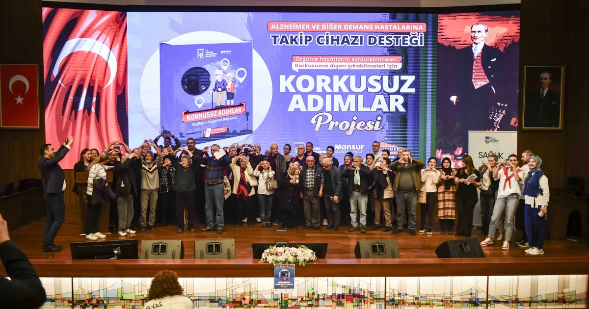 Ankara’da alzheimer ve demans hastalarına ‘Korkusuz Adımlar’ Desteği”