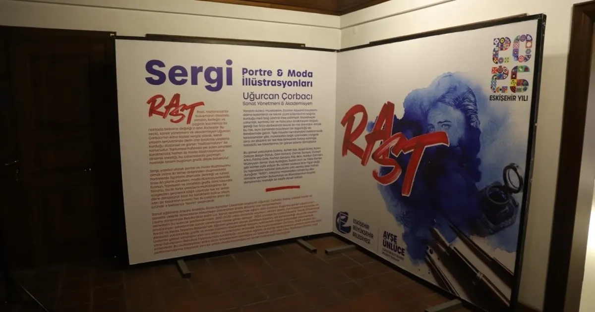 Eskişehir’de ‘Rast’ sergisi açıldı