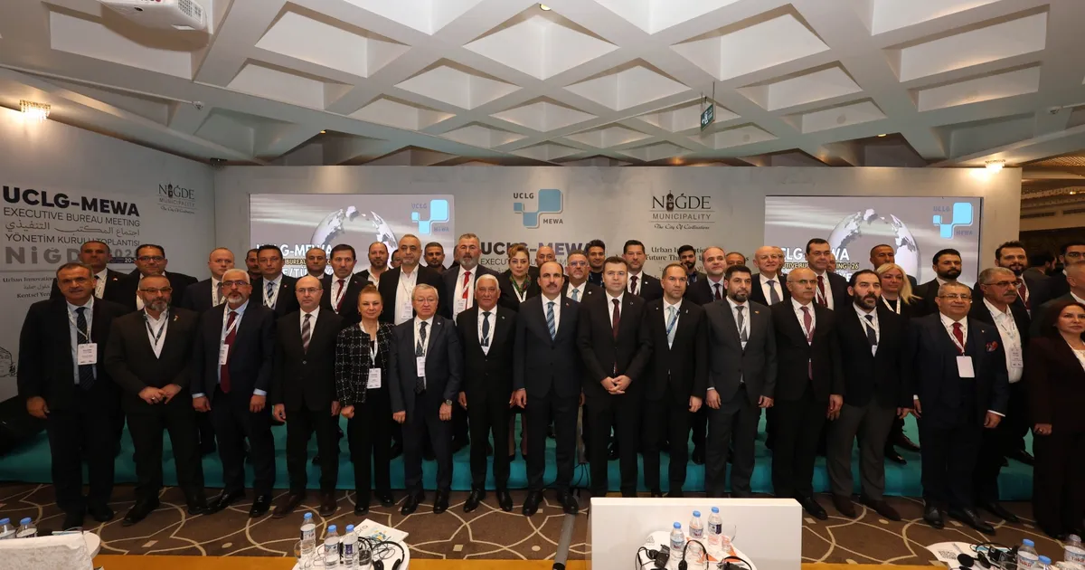 Başkan Altay UCLG MEWA toplantısında konuştu