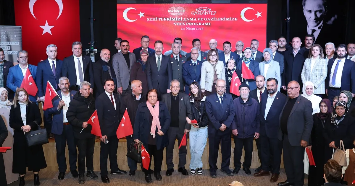 Gaziantep'te Başkan Şahin şehit aileleri ve gazilerle buluştu