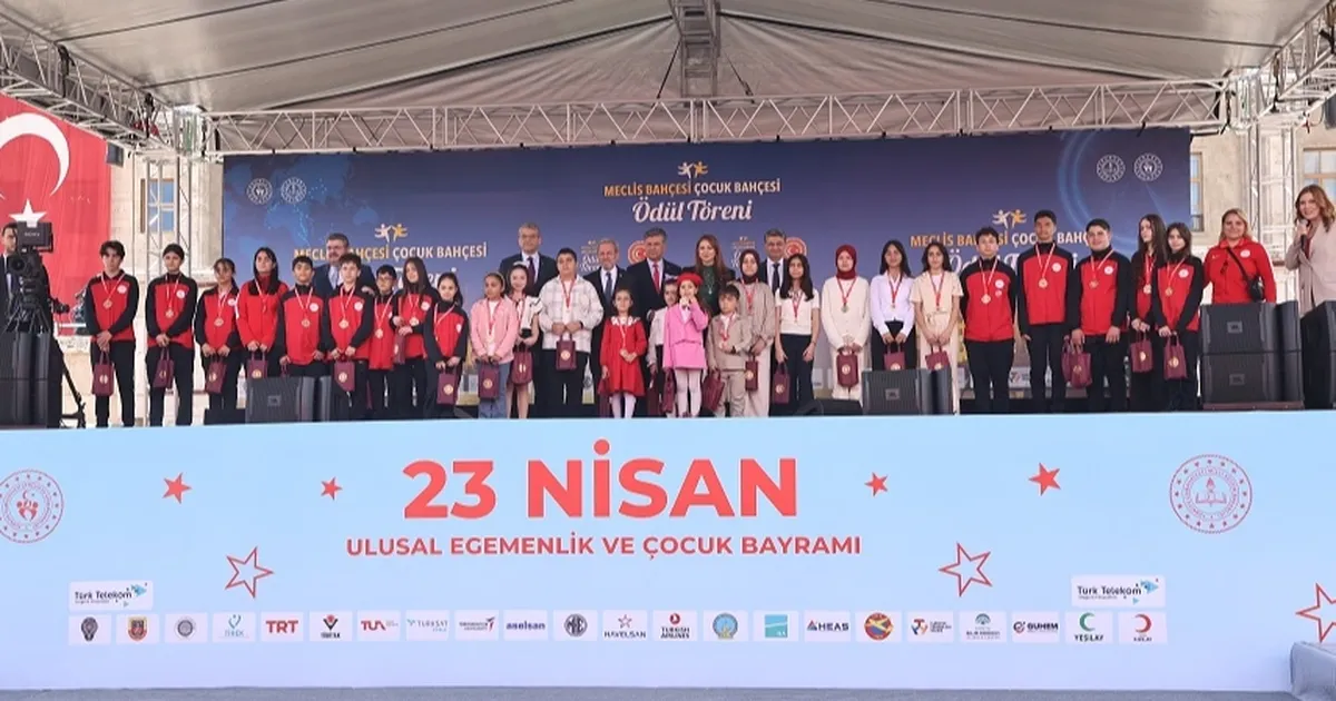 Meclis Bahçesi çocuklarla şenlendi