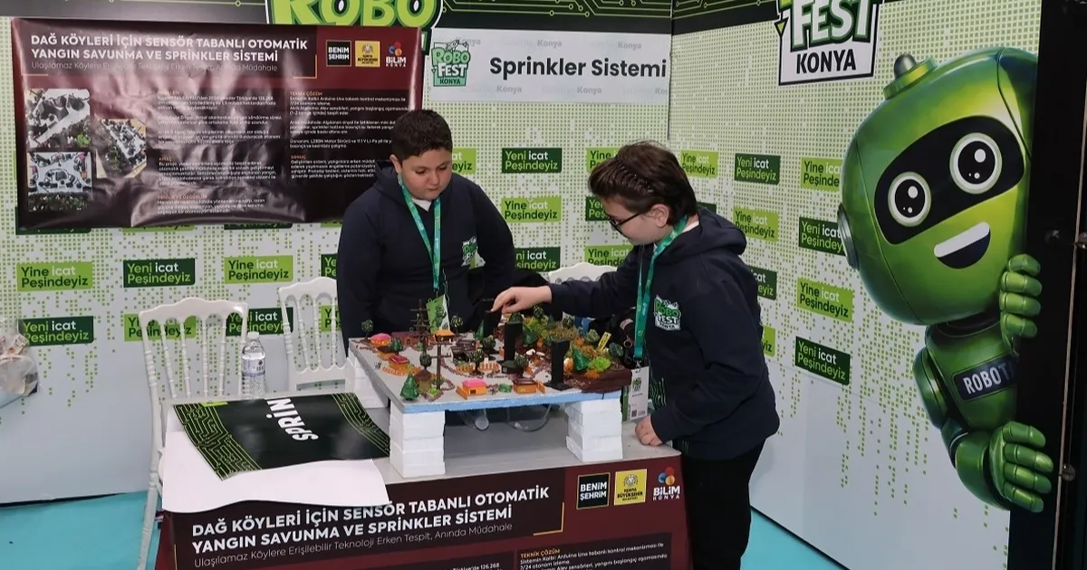 Konya’da ROBOFEST heyecanı... 917 robot yarışıyor