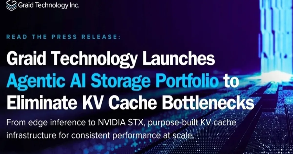 Graid Technology, KV Cache darboğazlarını gidermek için Agentic AI Depolama Portföyünü tanıttı