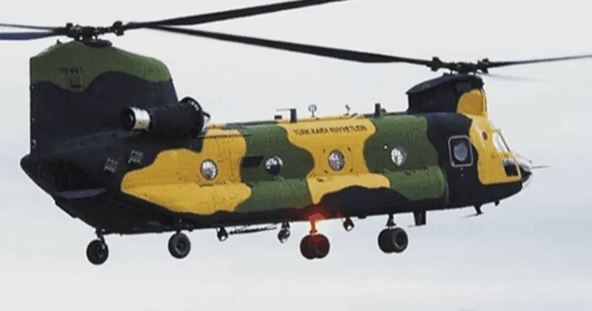 Ankara’da askeri helikopter kaza kırıma uğradı