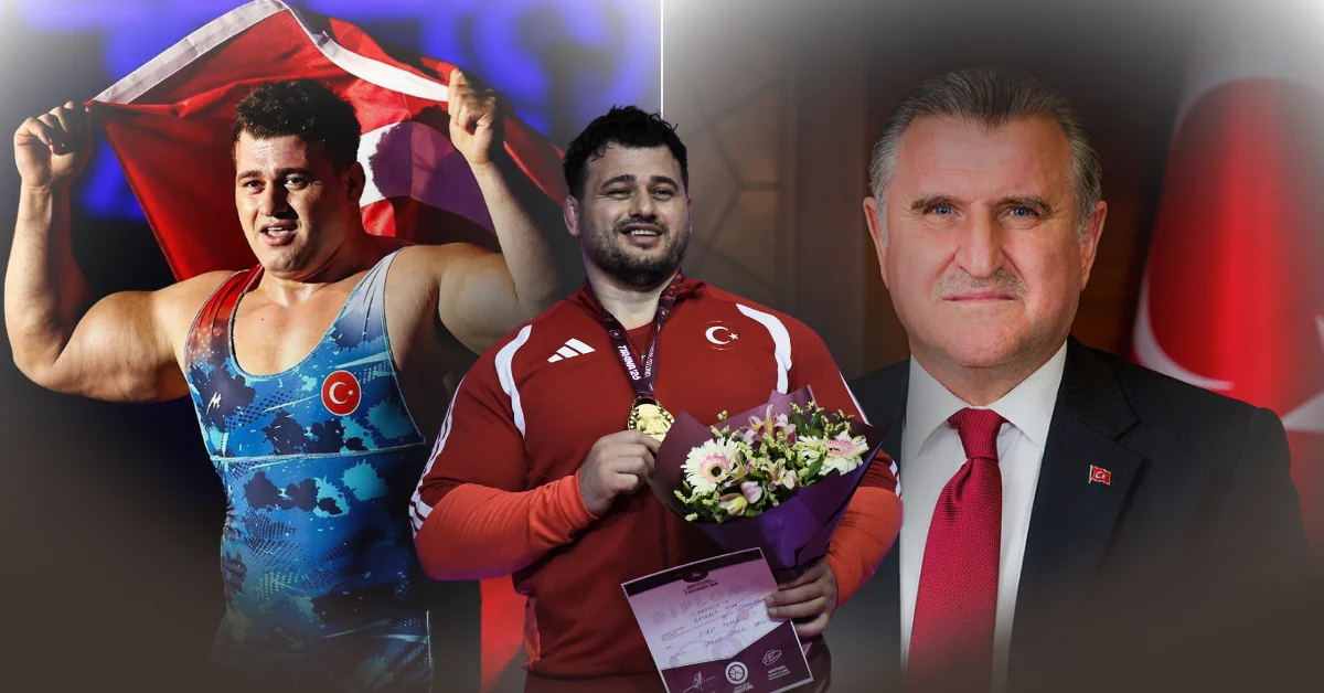 Bakan Bak’tan Rıza Kayaalp’e tarihi rekor sonrası tebrik