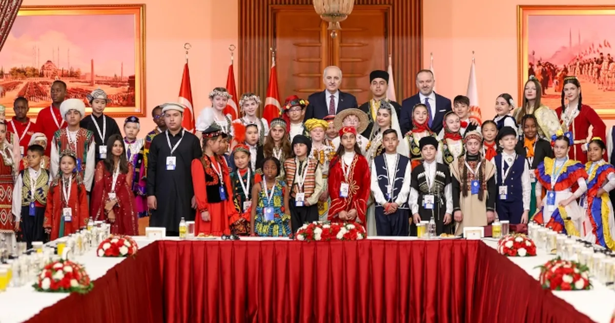26 ülkeden dünya çocukları TBMM'de
