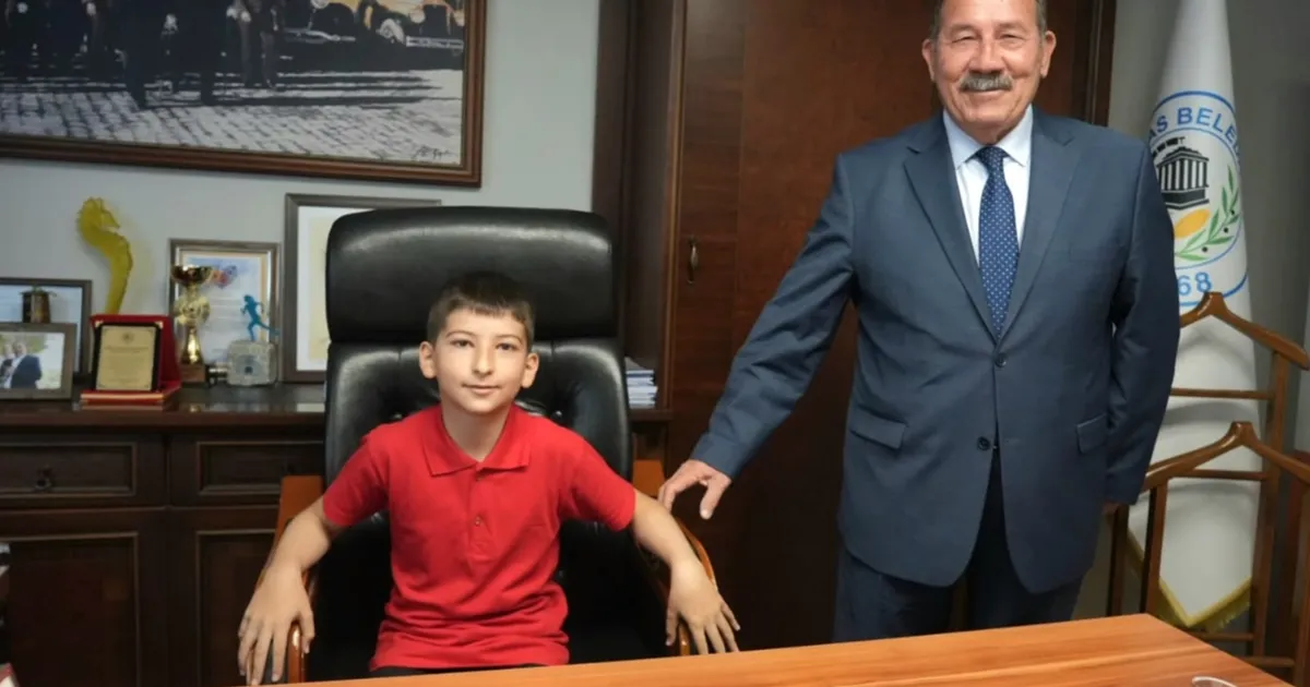 Muğla Milas'ta koltuk küçük Mehmet Emir'de