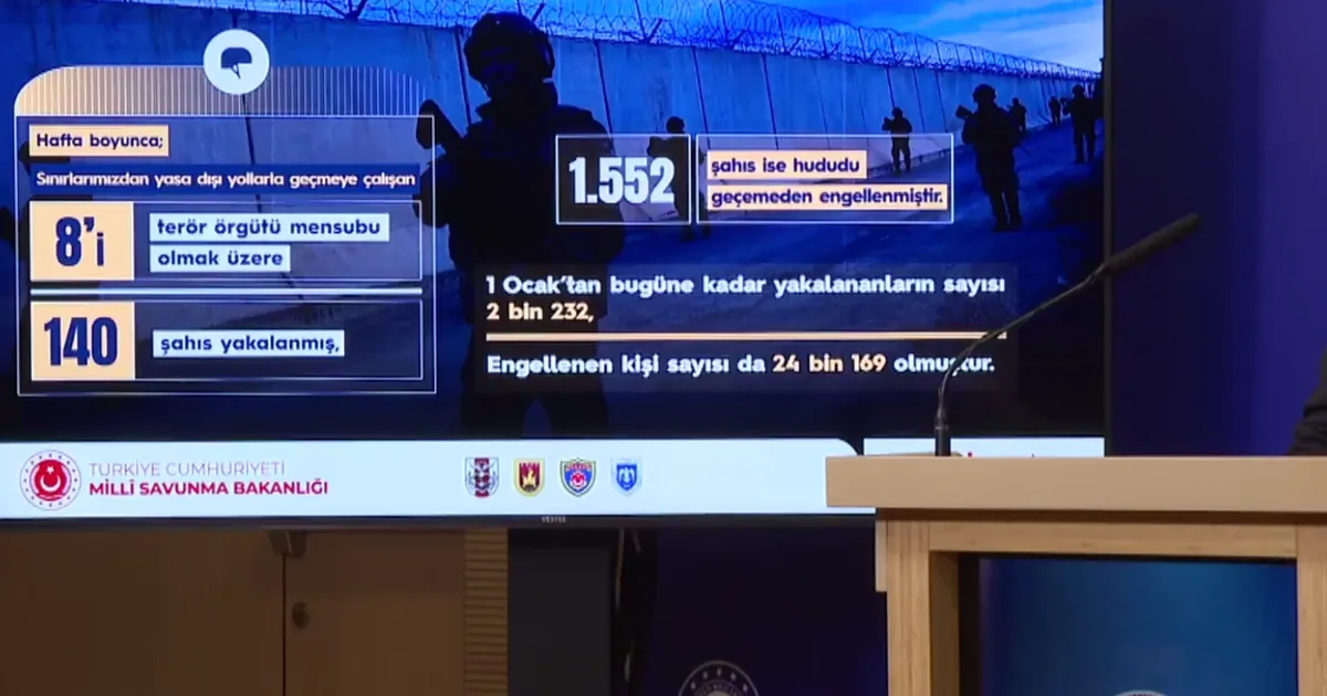 Son bir haftada 140 kaçak geçiş girişimi engellendi... Hudut güvenliği kesintisiz sürüyor