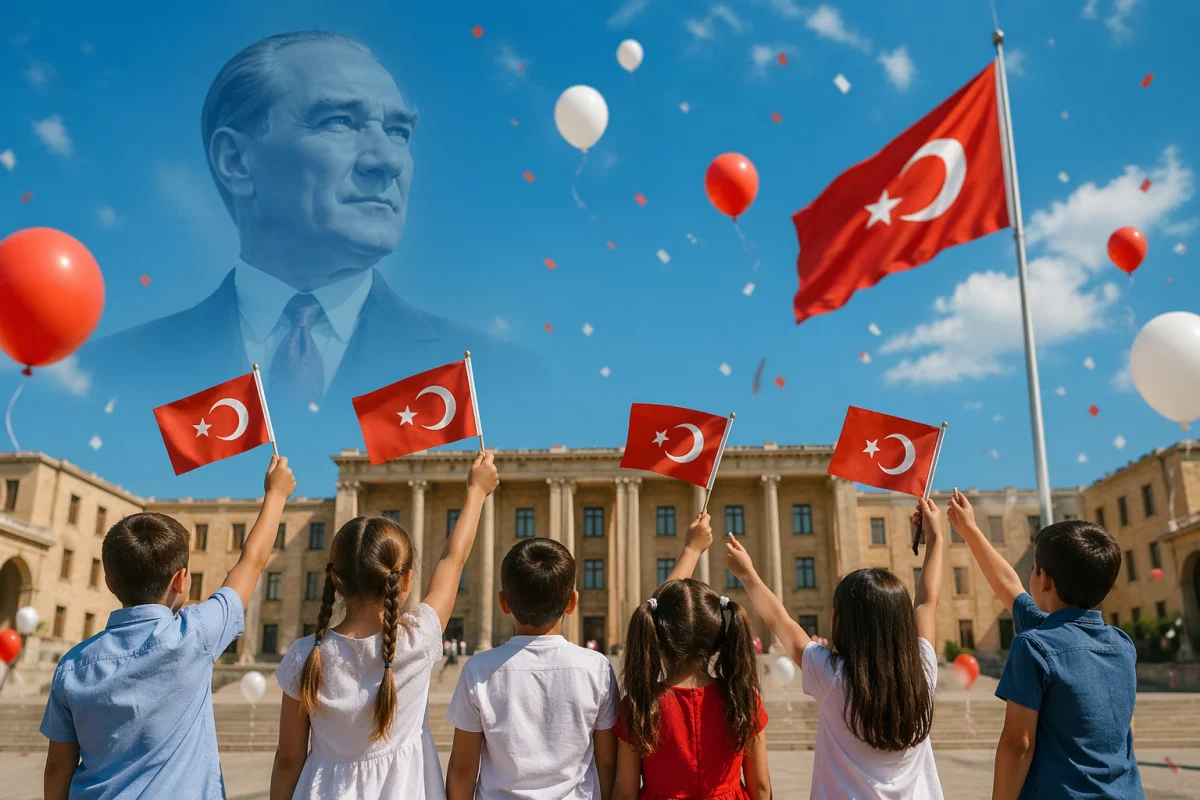 Atatürk'ün armağanı 23 Nisan, coşkuyla kutlanıyor