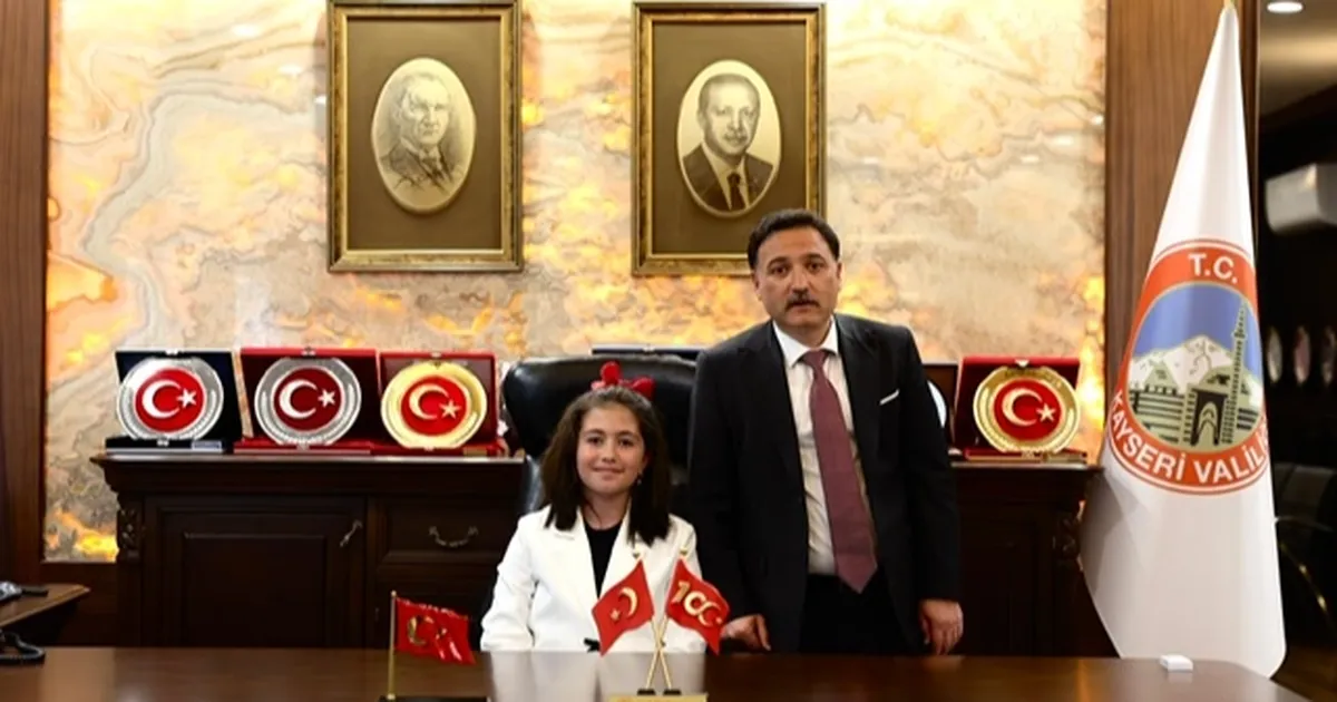 Minik Zeynep Kayseri Valisi oldu! - Gündem Haberleri