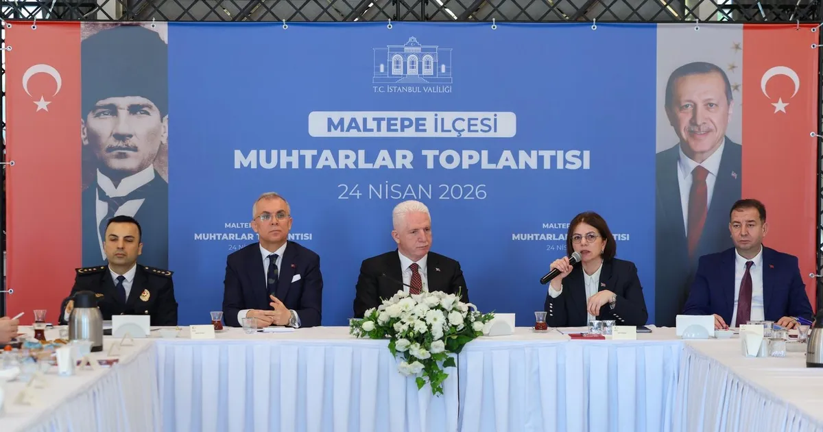 İstanbul Maltepe'de muhtarlarla koordinasyon