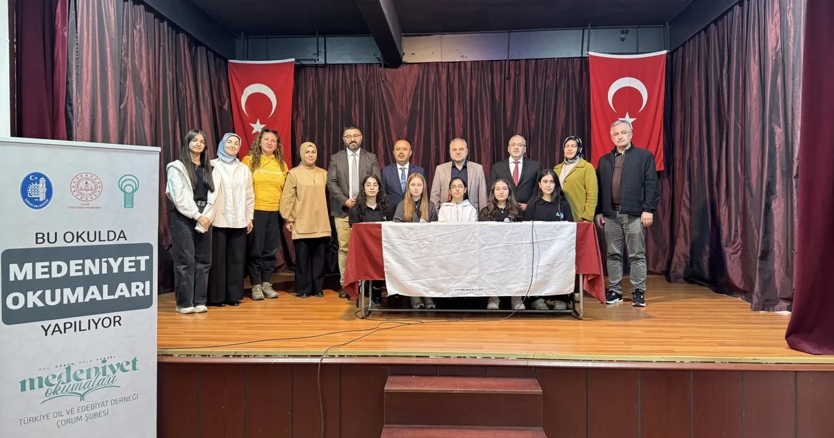 Çorum’da 'Medeniyet Okumaları' öğrencilerle buluştu