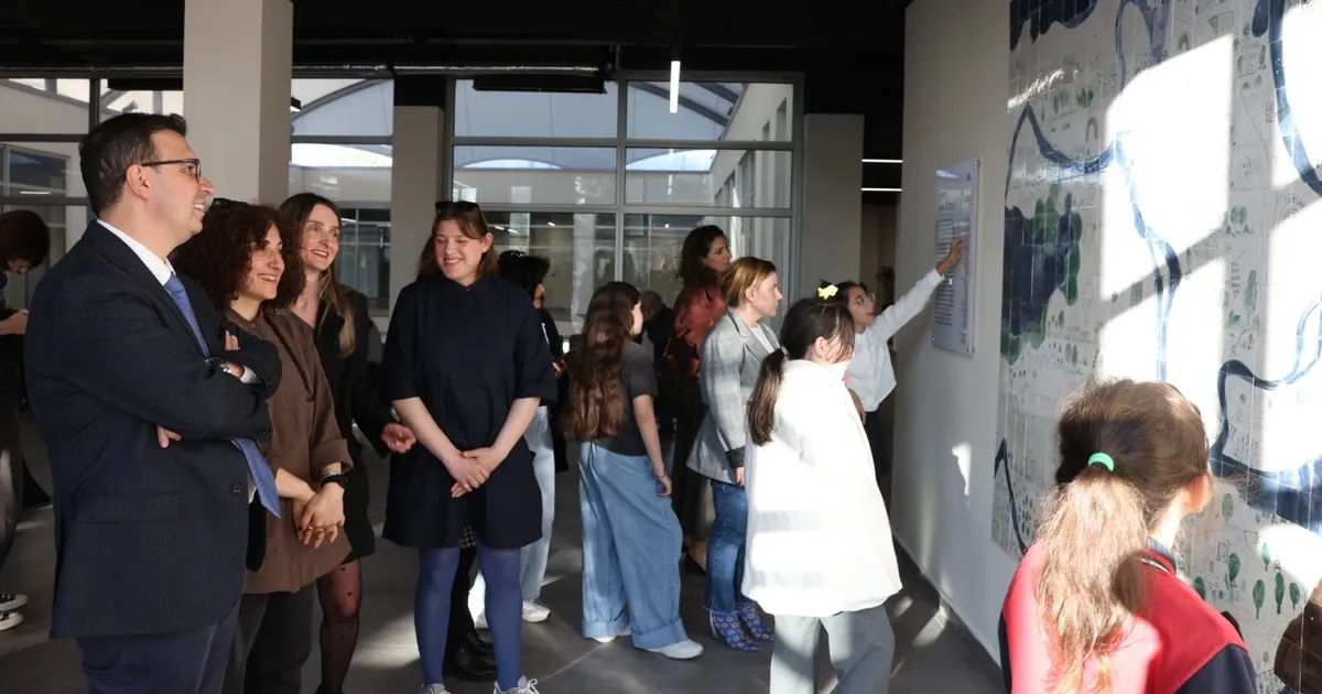 Şehrin hikayesini Nilüferli çocuklar çizdi