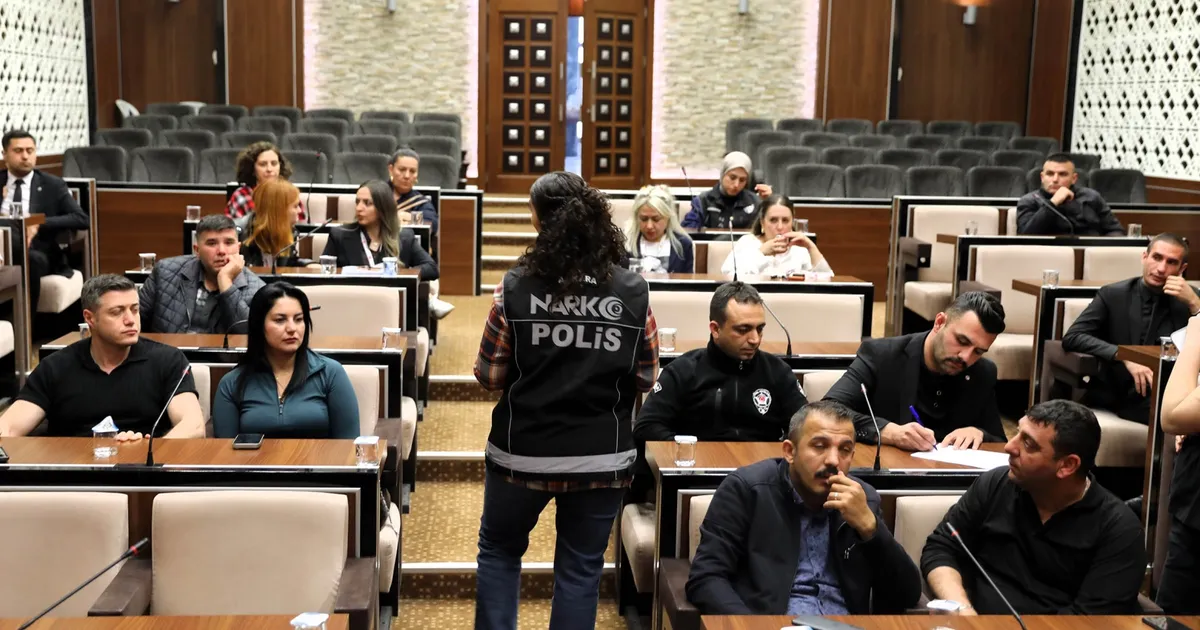 Ankara Keçiören'de özel güvenlik personeline 'Narko Kaan' eğitimi