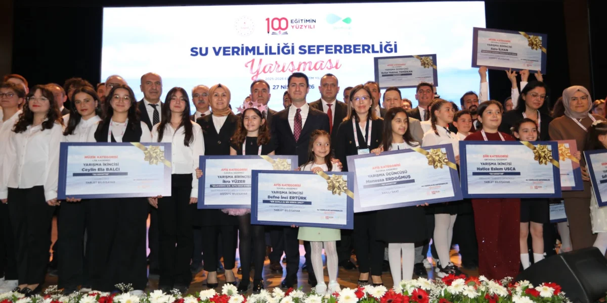 Su Verimliliği Seferberliği Yarışması'nda Ödüller, Sahiplerini Buldu