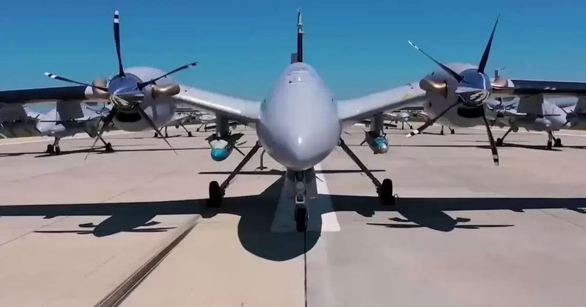 AKINCI TİHA tatbikatta deniz yetki alanı rotasını izledi