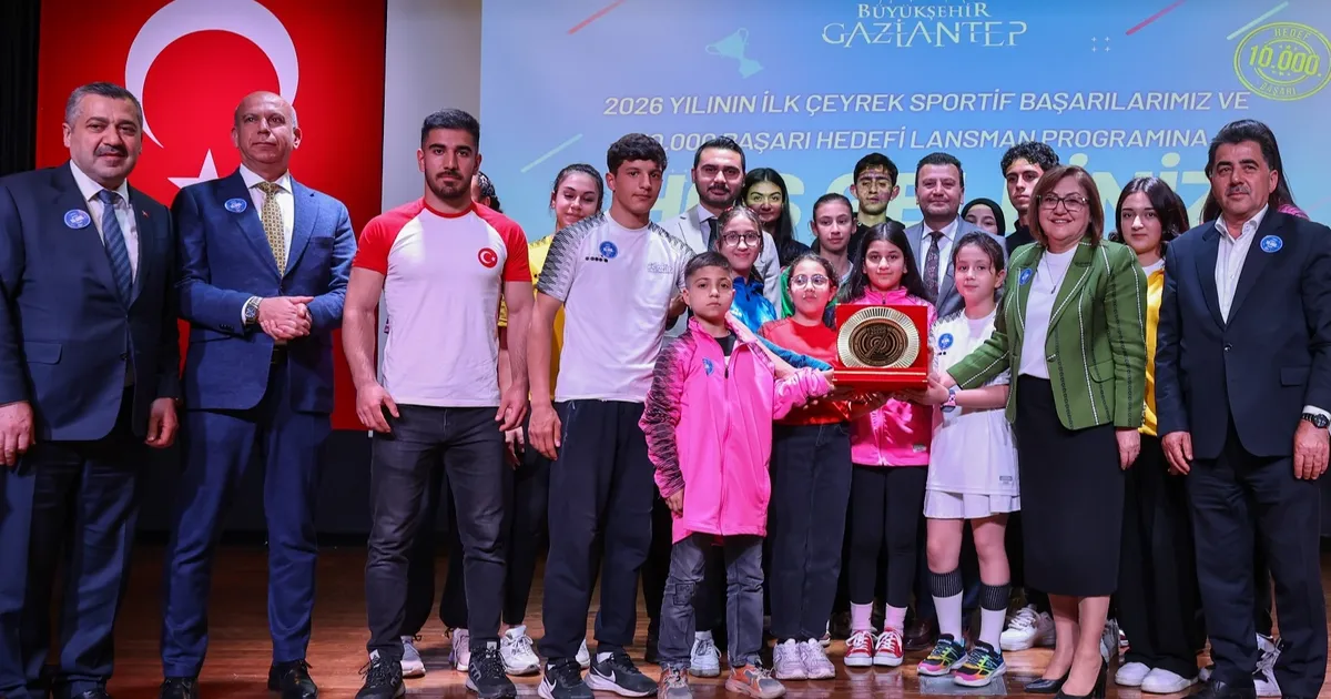 Gaziantep'te sporda hedef 10 bin başarı