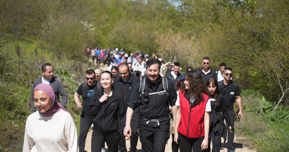Bursa Yenişehirliler doğa yürüyüşünü sevdi