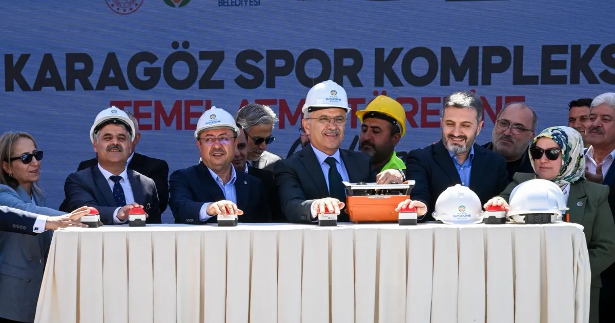 Malatya'da TOKİ Karagöz Spor Kompleksi’ne temel atıldı