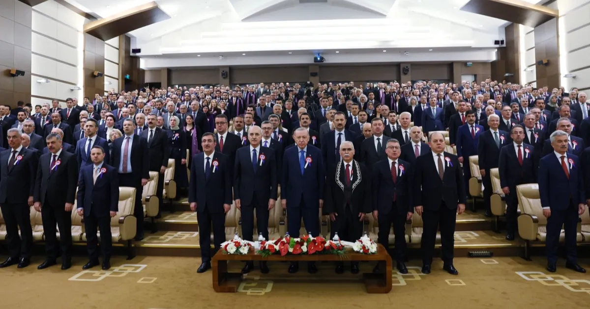 Cumhurbaşkanı Erdoğan Anayasa Mahkemesi'nin 64. yıl törenlerine katıldı