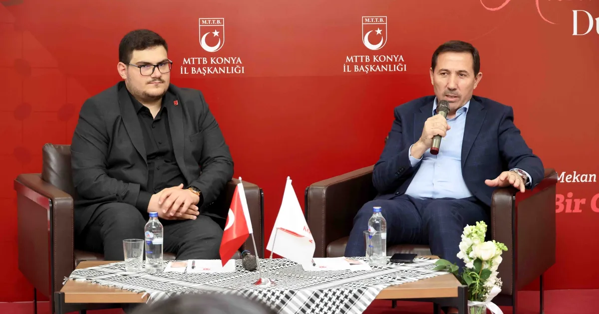 Konya Karatay'da Başkan Kılca MTTB'li gençlerle buluştu