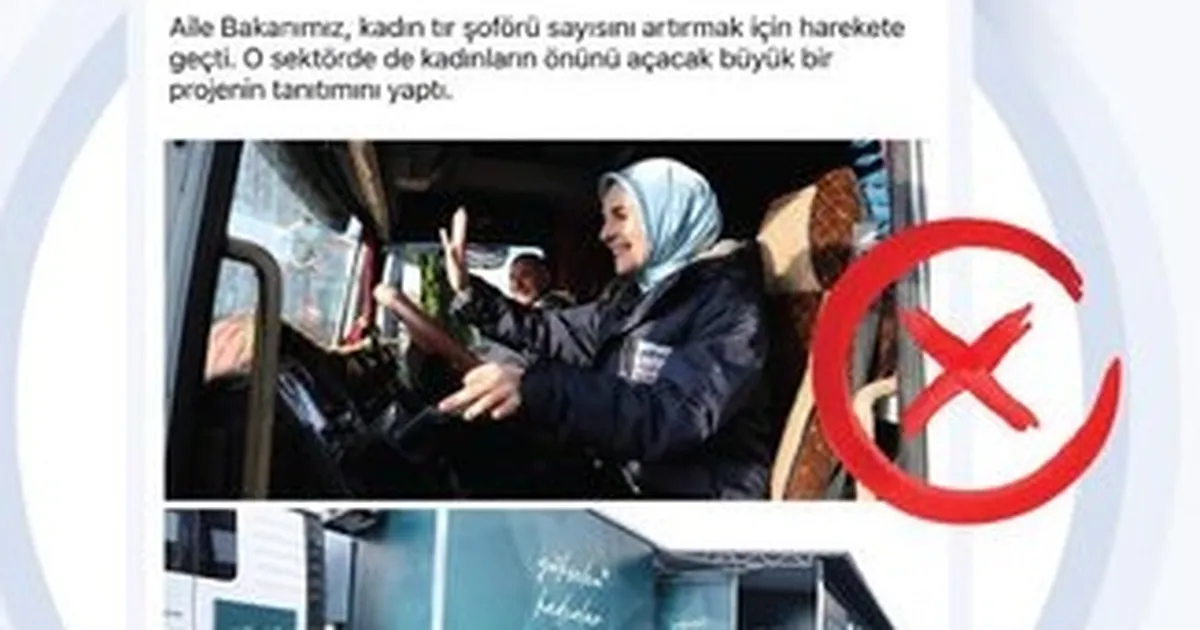 Bakanlıktan 'kadın TIR şoförlerine teşvik' iddialarına yalanlama