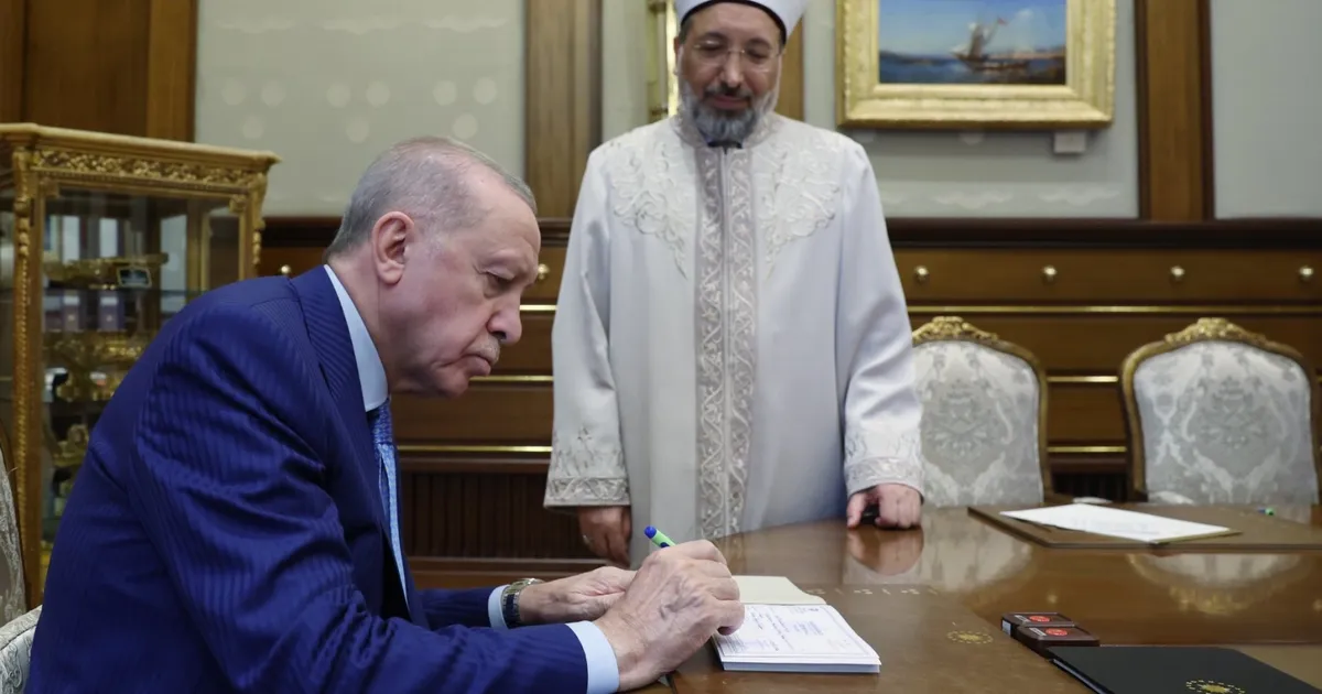 Cumhurbaşkanı Erdoğan kurban vekâletini TDV'ye verdi