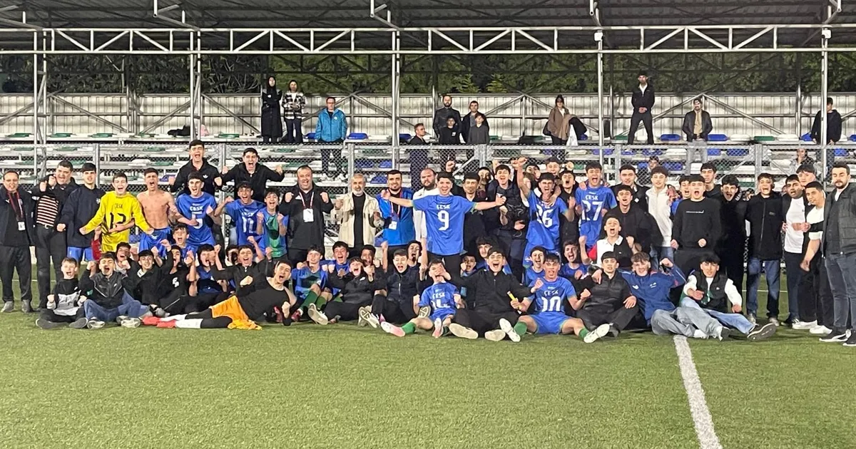 Çayırovalı genç futbolcular Türkiye Şampiyonası yolunda