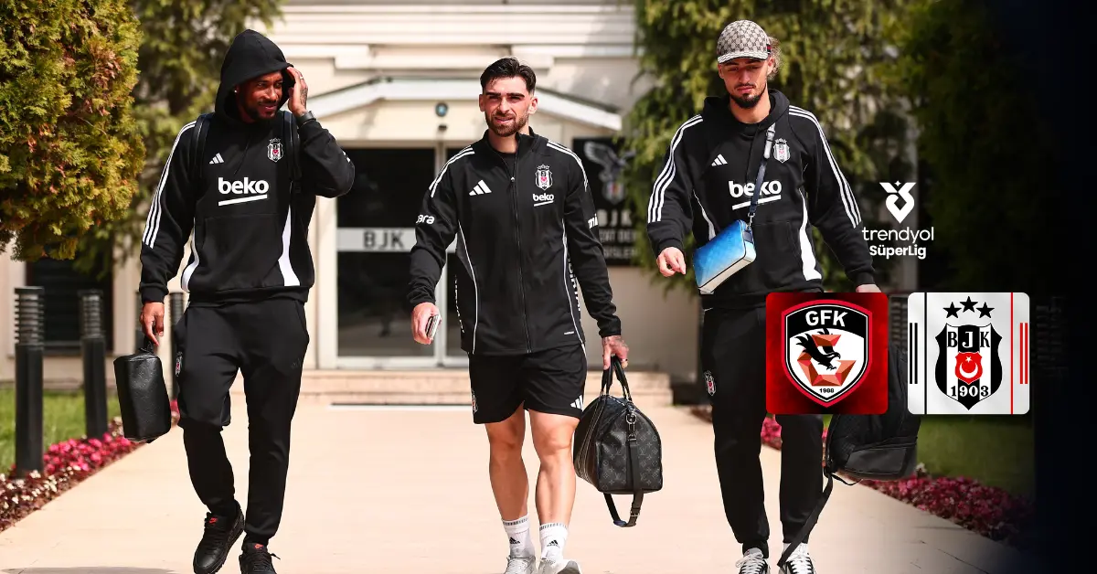 Beşiktaş’ın Gaziantep FK kadrosu belli oldu: 3 eksik