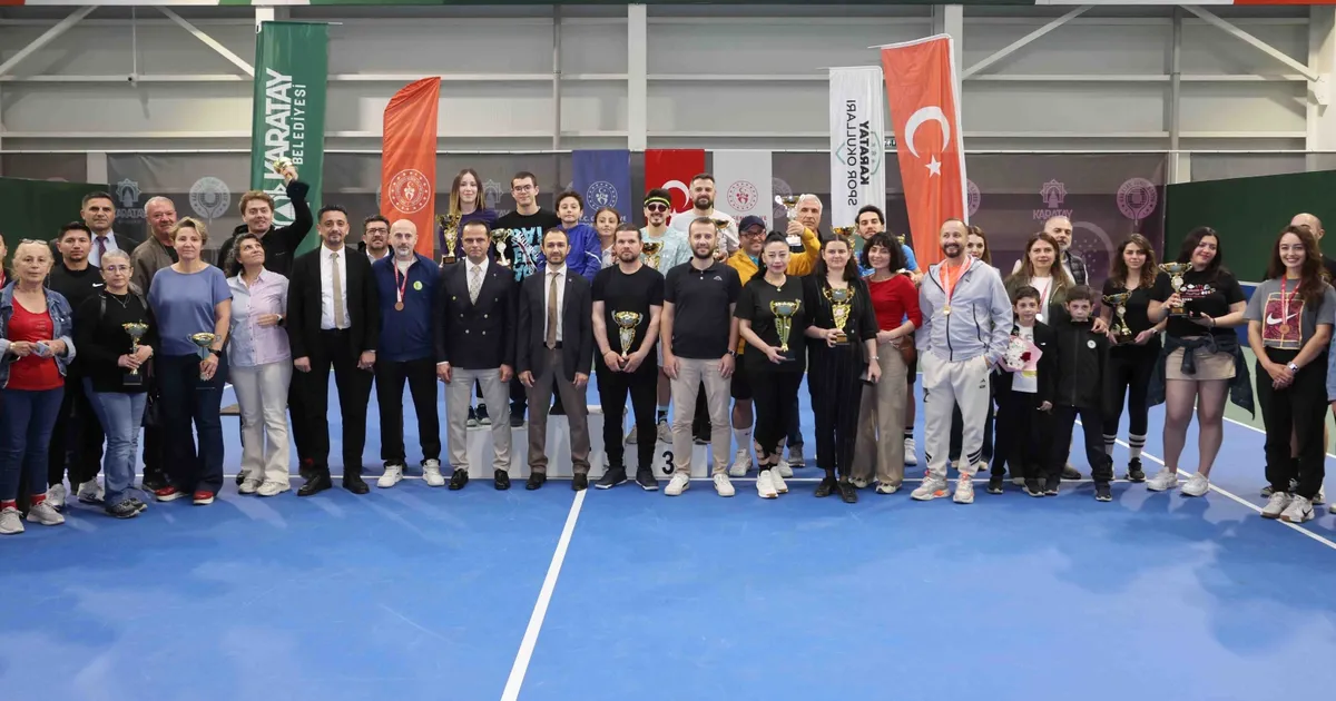 Konya İl Birinciliği Tenis Turnuvası Karatay’da tamamlandı