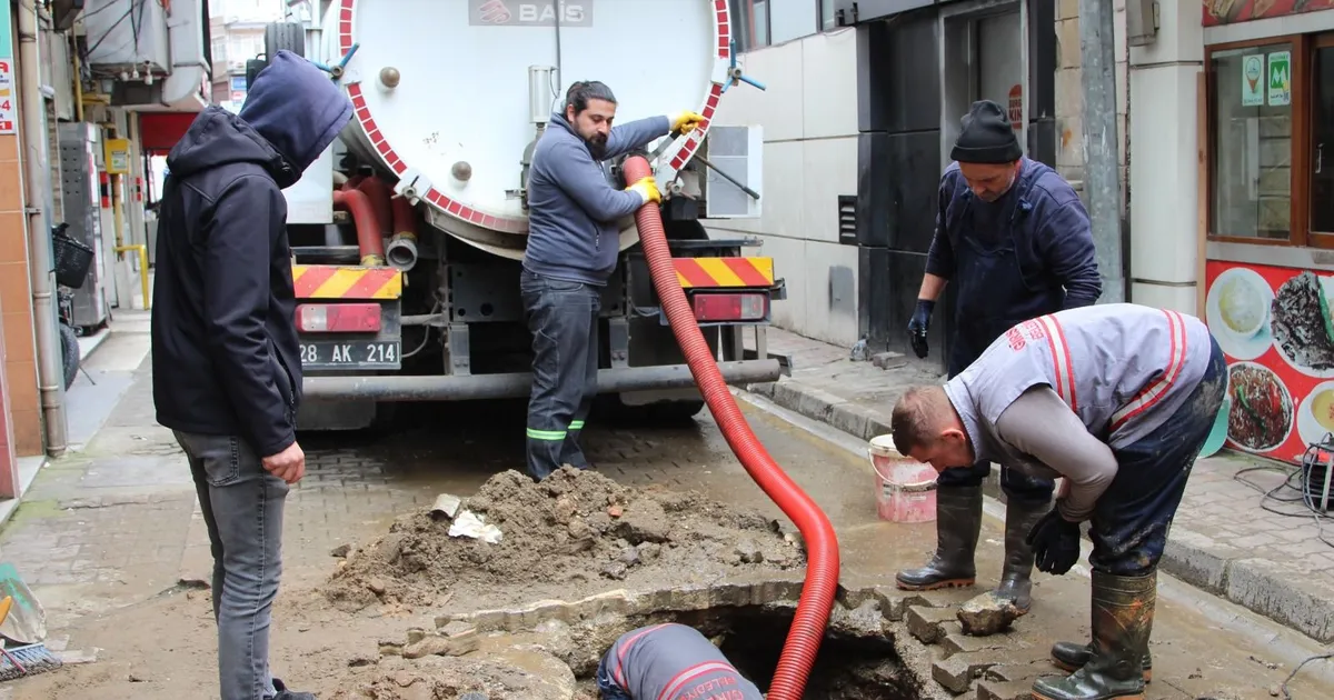 Giresun şehir genelinde yoğun çalışma